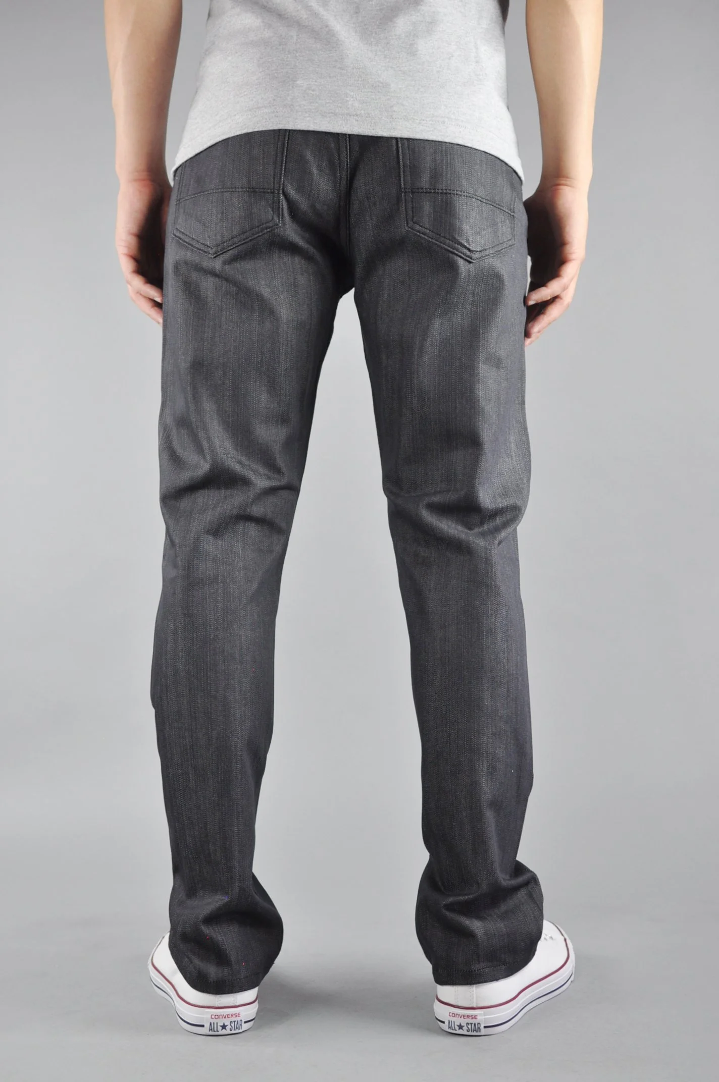 【MODERNIF】Neo Black Blue Wide Denim Pants NWD NEO BLUE Men's Dark Denim Relaxed Straight Leg Jeans Tag